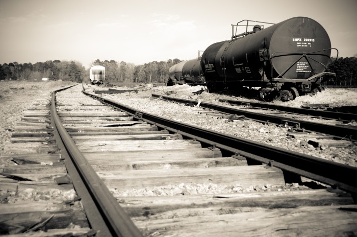 Abandoned train cars Pocomoke City, Maryland